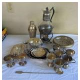 SJP661- Silver Plated & Silver Tone Serveware