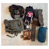 SJP663- Vintage Military Bag & Accessories 