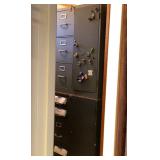 SJP664 - TWO METAL STORAGE CABINETS