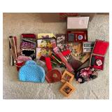 SJP673- Vintage Coin Purses & Vintage Asian Chop Stamps