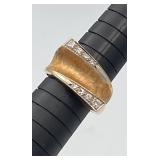 SJP913-Beautiful 14k Gold & Diamond Ring