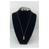 SJP917-14k Gold & Diamond Chain & Pendant