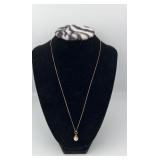 SJP918-14k Gold & Pearl 19.5” Necklace