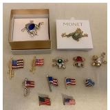 SJP801 Costume Jewelry Brooches