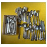 SJP687- Vintage Silver Plated Flatware 