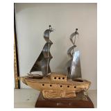 SJP695- Vintage Boat & Light Trophy