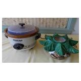 Crock Pot and Lamp Base