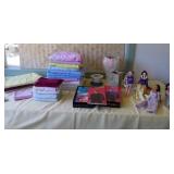 Towel, Linens and Barbie