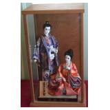 Porcelain Dolls in Case