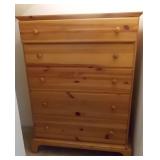Solid Wood Tall Dresser