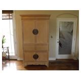 Wood Entertainment Armoire
