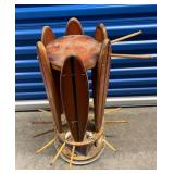 LKF003- Wooden Jewelry Freestanding Display