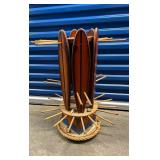 LKF017- Freestanding Wooden Jewelry Display 