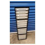 LKF037 Black Plastic Storage Tower