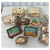LKF041- Beautiful Sea Shell Jewelry Boxes