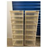 LKF060- (2) Plastic Storage Drawers