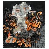 LKF236- Wooden Fish Hook Pendant Necklaces