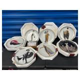 LKF311- The Franklin Mint Porcelain Collectible Plates