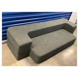 LKF316 Grey Floor Sofa/Mattress