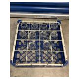 LKF329 Ten Drinking Glasses & Plastic Divided Tray