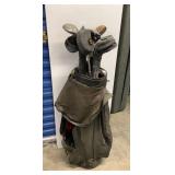 LKF340 Mizuno Golf Bag & Various Golf Clubs