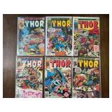 LKF715-(6) Marvel Comic “The Mighty Thor” Comic Books