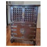 LKF802 - Antique Japanese Tansu Chest w/Apothecary Cabinet PICKUP in KAILUA-KONA HAWAII