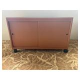 CTD009- Wooden Cabinet With Wheels