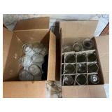 CTD072- (2) Boxes Of Glass Bottles & Drink Cups