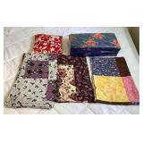 CTD130 Hawaiian Patchwork Quilt Blankets, Sleeping Mat & Pillow 