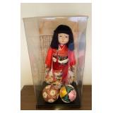 CTD141 Japanese Doll In Case