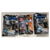 SST004 - Three Vintage Star Trek Figurines New in Package