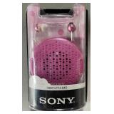 SST010 - Brand New Sony Sweet Little Buds Stereo Headphones w/Case w/Speaker #2 of 2