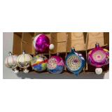 SST106 - Vintage Mercury Glass Christmas Ornaments