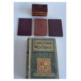 SST116 - Antique 1800s Books Bible, Lorna Doone, Devotions, Communion & More