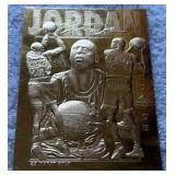 SST351 - 1995 Upper Deck Michael Jordan Genuine 23KT Gold Foil Card 
