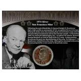 SST360 - 1974-S SILVER Eisenhower Proof Dollar with COA
