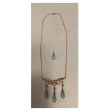 MMS321 14K Gold Jade Necklace & Pendant