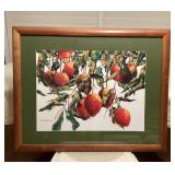 MTH003 Koa Framed Peggy Chun Picture 