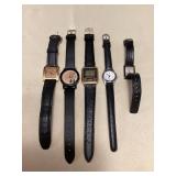 MTH047 Five Women’s Watches With Black Bands