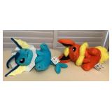 MTH061 Two Pokémon Plush Figures New