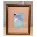 MTH090 Koa Framed Pegge Hopper Picture 