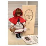 MTH123 Porcelain Little Red Riding Hood Doll By Dianna Effner