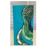 MTH134 Original Painting Of A Mermaid’s Tail 