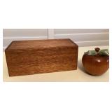 MTH151 Koa Apple & Wooden Jewelry Trinket Box