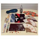 MTH174 Japanese Fans, Ikebana Vessel, Vase & Charms