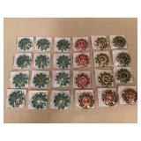 MTH186 Twenty-Four Costume Jewelry Brooches New