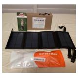MTH212 Portable Solar Panel, Water Filter Straw & Can Openers New