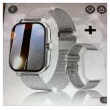 MTH214 Smart Watch With Silver Gray Band New