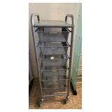 MMM003- 6 Drawer Mesh Cart With Wheels